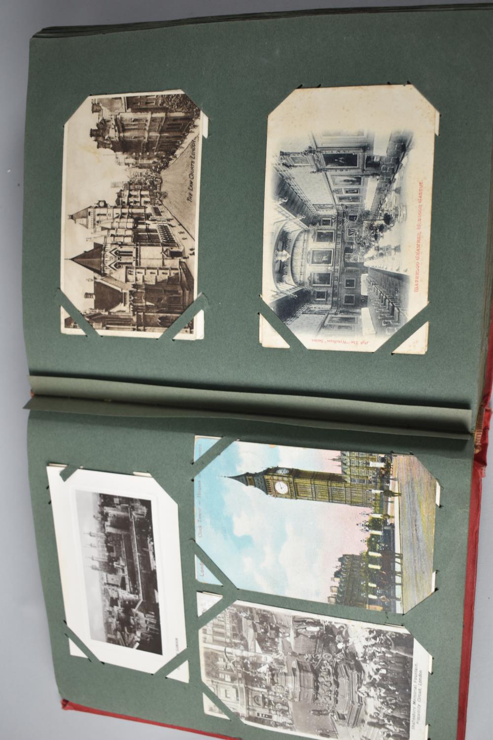 An Edwardian Postcard Album Containing Postcards of London, 290 Plus Cards - Image 3 of 7