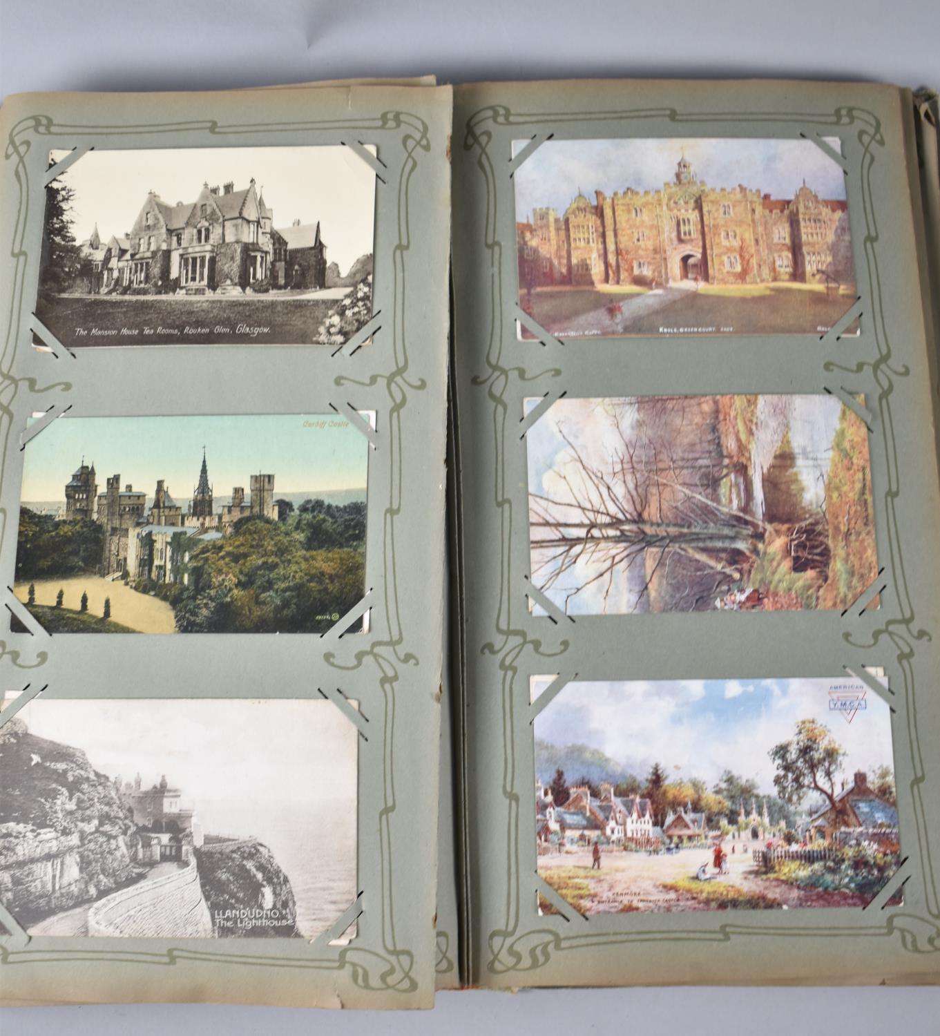 A Late Victorian Postcard Album Containing Victorian and Later Postcards, Approx 240 - Image 2 of 6