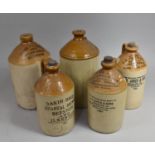 A Collection of Various Glazed Stoneware Bottles to include Examples for JH Jones and Sons, Beverage