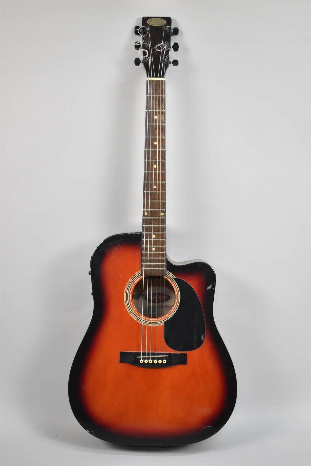 A Stagg Hand Made Western Acoustic Guitar