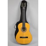 A John Hornby Shewes and Co Acoustic Guitar, Encore Model Number ENC44, with carrying Bag
