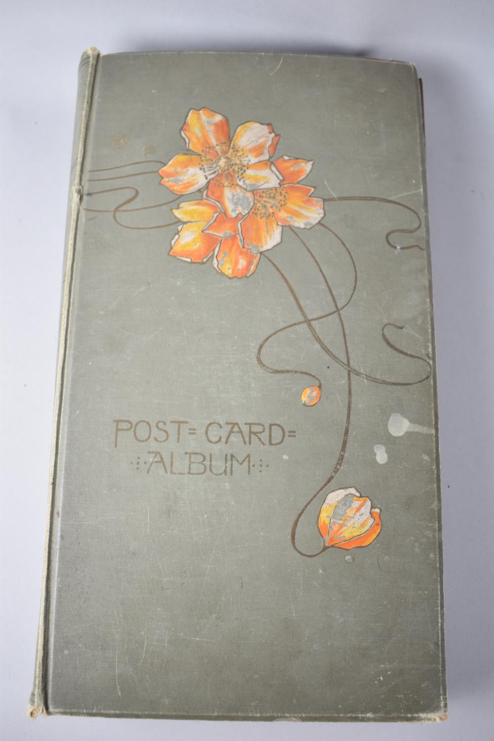 A Late Victorian Postcard Album Containing Victorian and Later Postcards, Approx 240