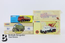 Collection of Corgi Classics die cast British Road Services models, including 25101 Leyland 4