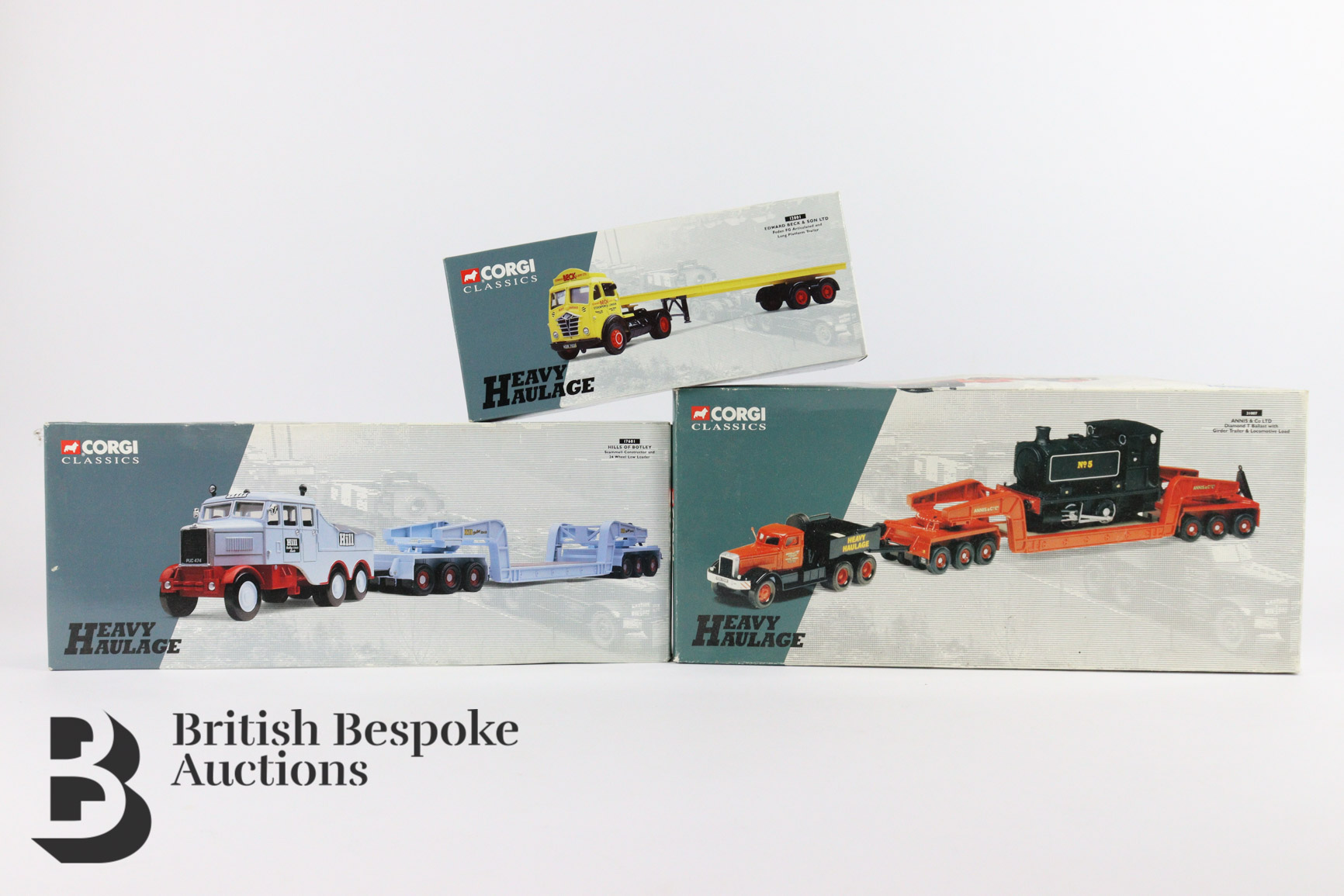 Four Corgi Classics limited edition die-cast Heavy Haulage vehicles, 1:50 scale including 17601 - Image 2 of 4