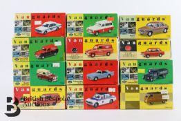 Vanguard die cast replica vehicles, 1:43 scale, including Lotus Cortina MK11, Triumph Dolomite