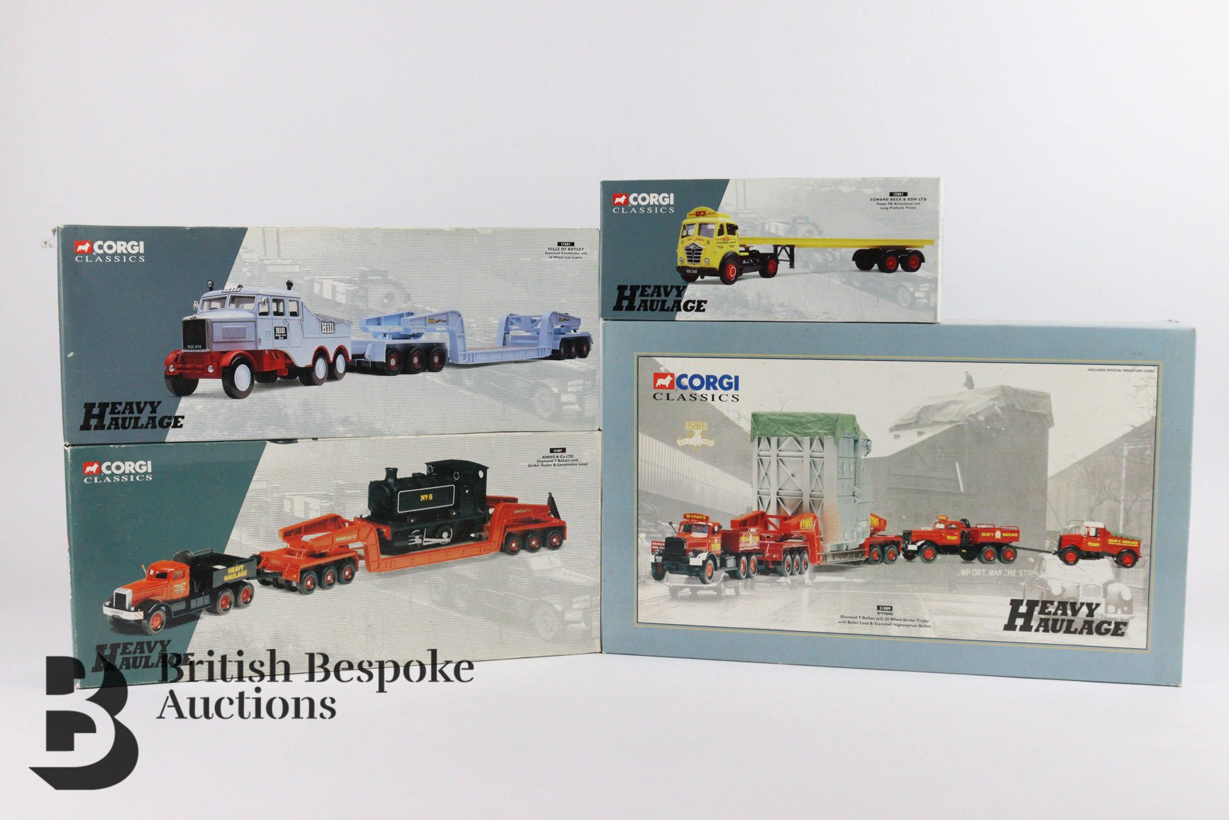 Four Corgi Classics limited edition die-cast Heavy Haulage vehicles, 1:50 scale including 17601 - Image 4 of 4