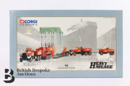 Four Corgi Classics limited edition die-cast Heavy Haulage vehicles, 1:50 scale including 17601