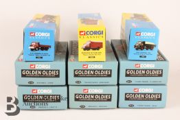 Corgi die-cast limited edition vehicles, 'Golden Oldies series', 30302 Thames Trader-Ever Ready,