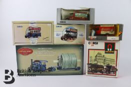 Limited edition Corgi 1:50 scale Fowler B6 Road locomotive (Talisman) Low Loader & Cylinder Load -