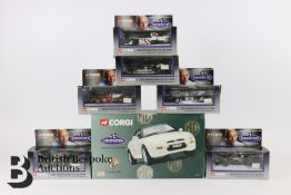 Collection of Corgi Classics Donnington Collection die cast models, includes 1:18 scale MGF