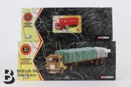 Corgi British Road Services 1:50 scale die cast models, all limited edition, includes 22201 AEC