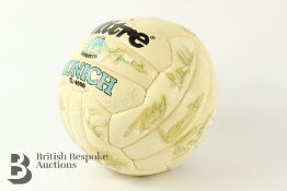 Vintage Football Signed by England Football Squad