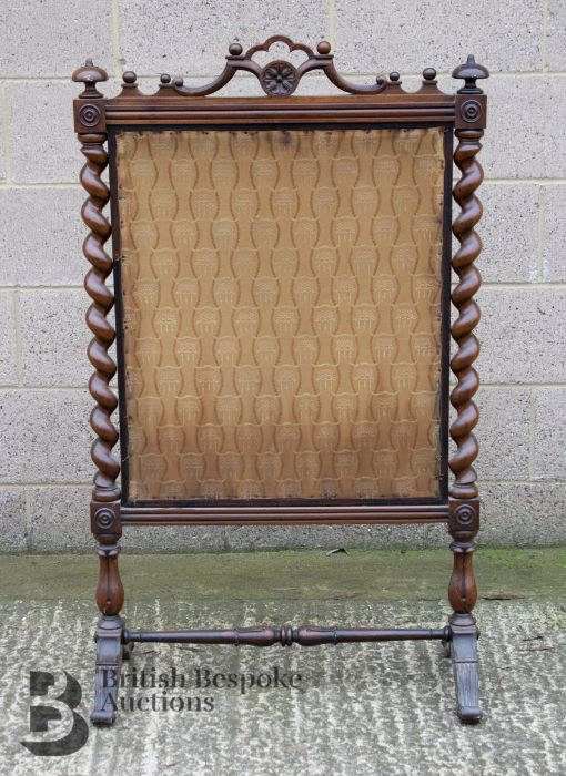 Early 20th Century Fire Screen - Image 2 of 2