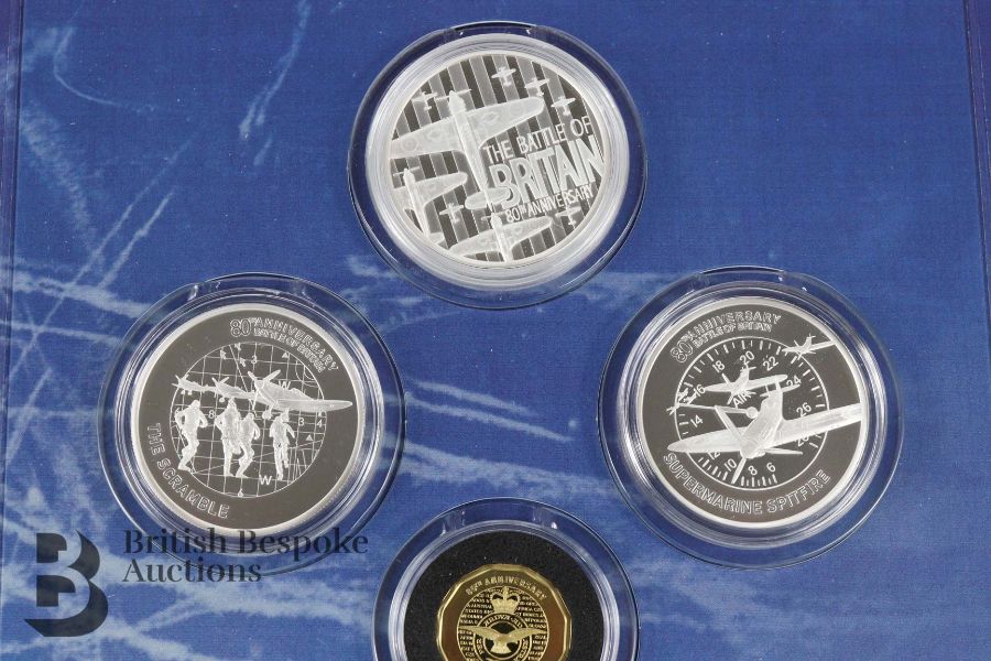 Bradford Exchange Royal Air Force Battle of Britain 80th Anniversary Coin Set - Image 2 of 5