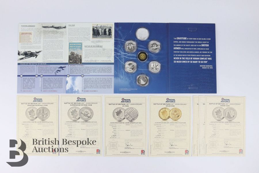 Bradford Exchange Royal Air Force Battle of Britain 80th Anniversary Coin Set