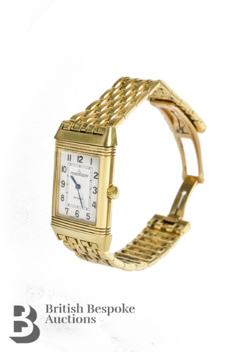 Jaeger-le-Coultre Gentleman's Reverso 18ct Gold Wrist Watch