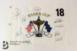 Ryder Cup 2008 Signed Valhalla Hole 18 Flag
