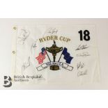 Ryder Cup 2008 Signed Valhalla Hole 18 Flag