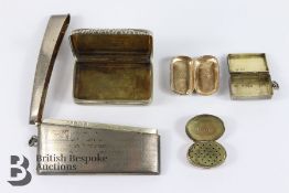 Collection of Silver Boxes