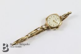 9ct Gold Vertex Wrist Watch