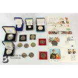 Collection of Silver Proof and Commemorative Coins