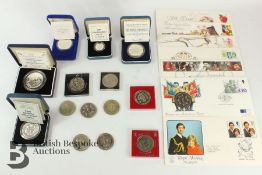 Collection of Silver Proof and Commemorative Coins