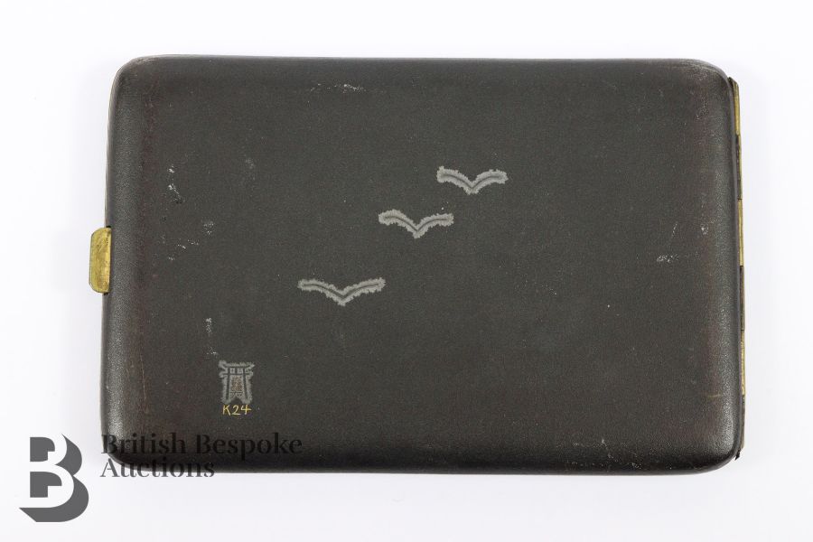 Japanese Black Metal Cigarette Case - Image 3 of 4