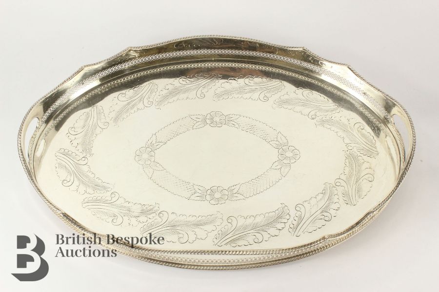 Good Quality Silver Plated Tea Set - Image 4 of 4