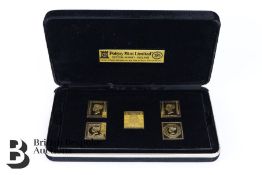 Silver Gilt Commemorative Postage Stamp Coins