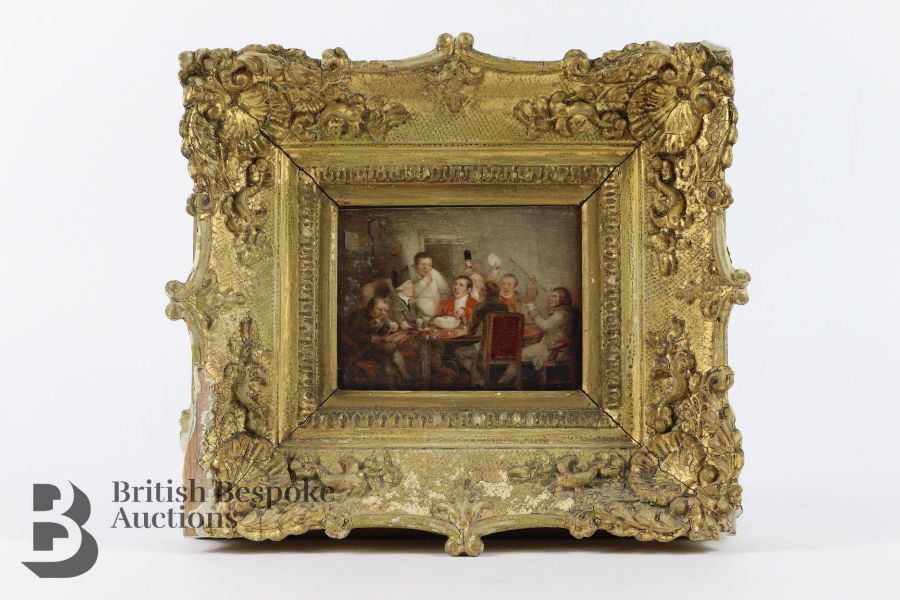 English School 18th Century Painting on Ivory