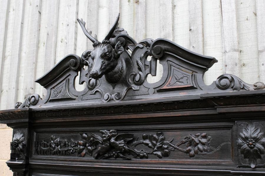 19th Century Black Forest Hunting Lodge Credenza - Image 3 of 4