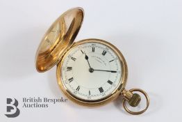 9ct Gold Full Hunter Pocket Watch - Thomas Russell & Sons