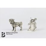 Two Silver Figurines