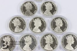 Ten Silver Proof Coins Gibraltar Route