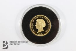 2019 Elizabeth II 400th Anniversary Quarter Laurel Gold Coin