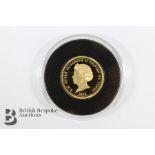 2019 Elizabeth II 400th Anniversary Quarter Laurel Gold Coin