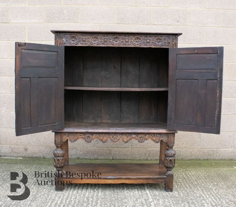 17th/18th Century Oak Court Cupboard - Image 5 of 5