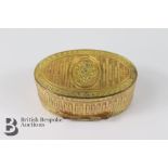 19th Century Gilt Snuff Box