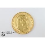 Edward VII Full Gold Sovereign