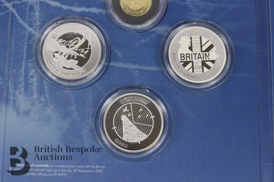 Bradford Exchange Royal Air Force Battle of Britain 80th Anniversary Coin Set - Image 4 of 5