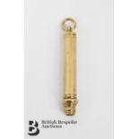 9ct Yellow Gold Propelling Pencil