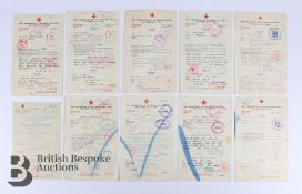 WWII Channel Islands Red Cross Message Forms