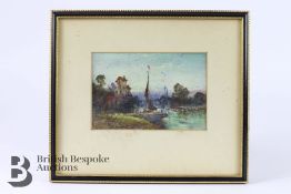 Early 20th Century Oil on Board