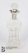 Edward VII Silver Medium Glug-Glug Decanter