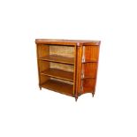 George III Satinwood Open Book Cabinet