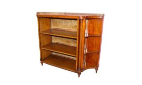 George III Satinwood Open Book Cabinet