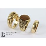 9ct Gold Genteman's Rings