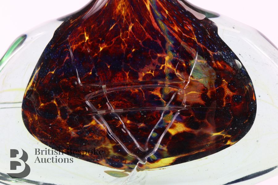 Mdina Glass Fish Vase - Image 3 of 4
