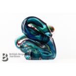 Michael Harris Mdina Free-Form Glass Sculpture
