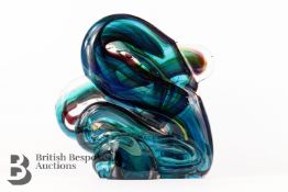 Michael Harris Mdina Free-Form Glass Sculpture